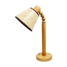 Lampe de bureau en bois articulée