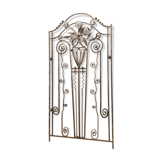 Wrought iron grid 1930 art deco