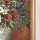 Wildflower bouquet, oil on panel signed Toutaiy.