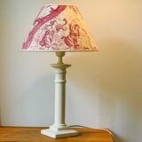 PLASTER TABLE LAMP BEIGE 90s