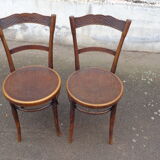 Duo of kohn bistro chairs