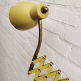 1970s metal scissors lamp