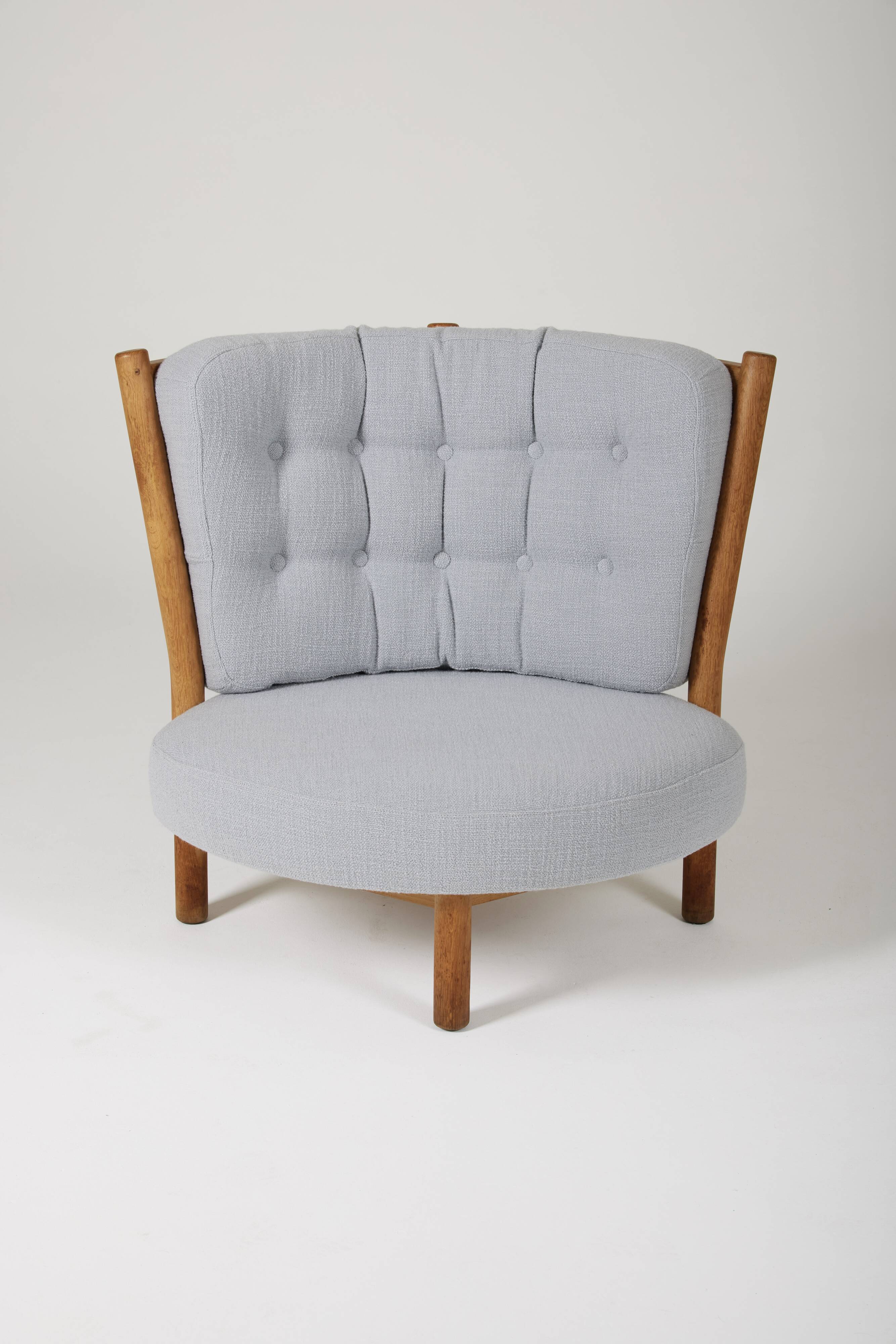 Guillerme & Chambron wooden armchair