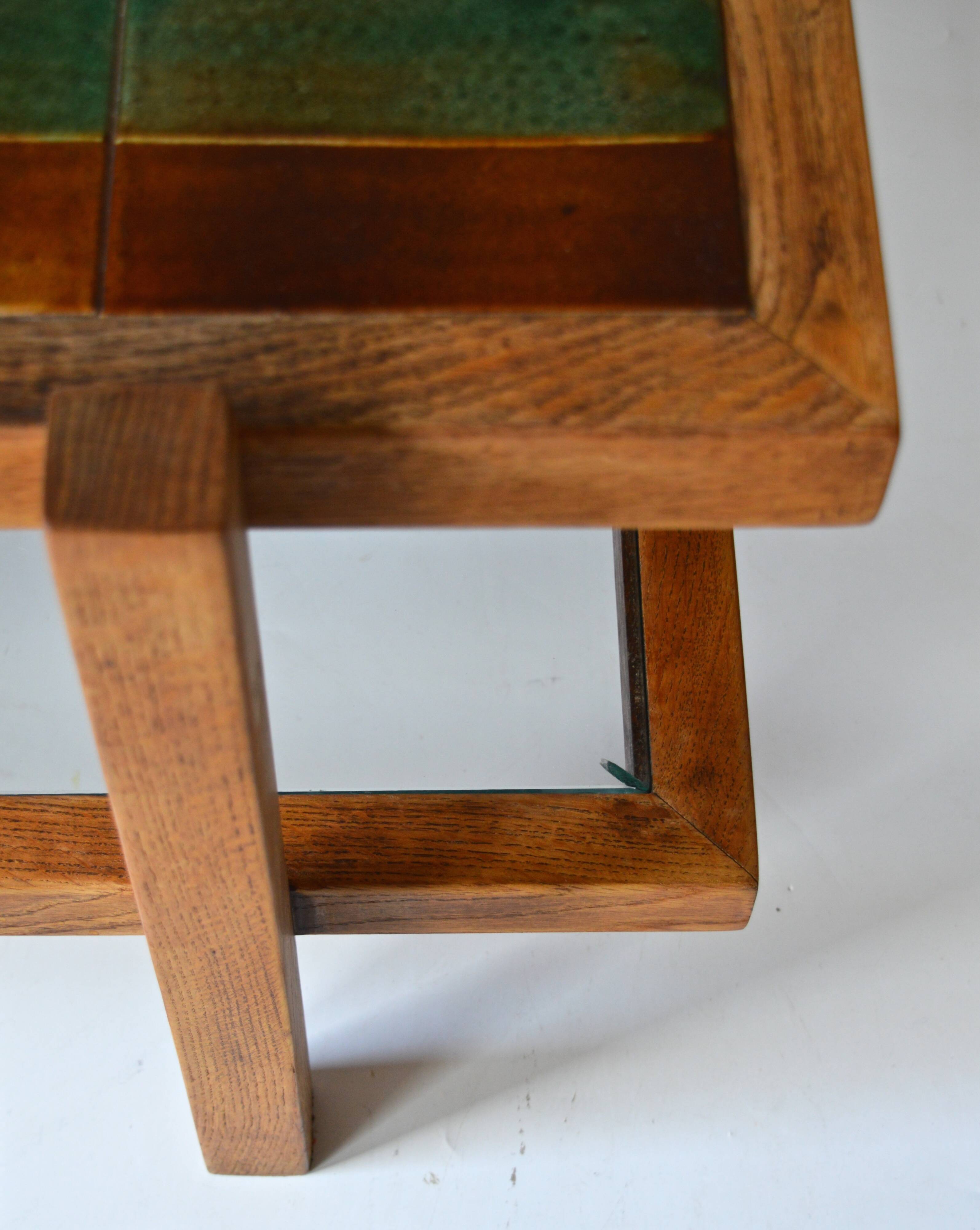 ceramic and glass coffee table