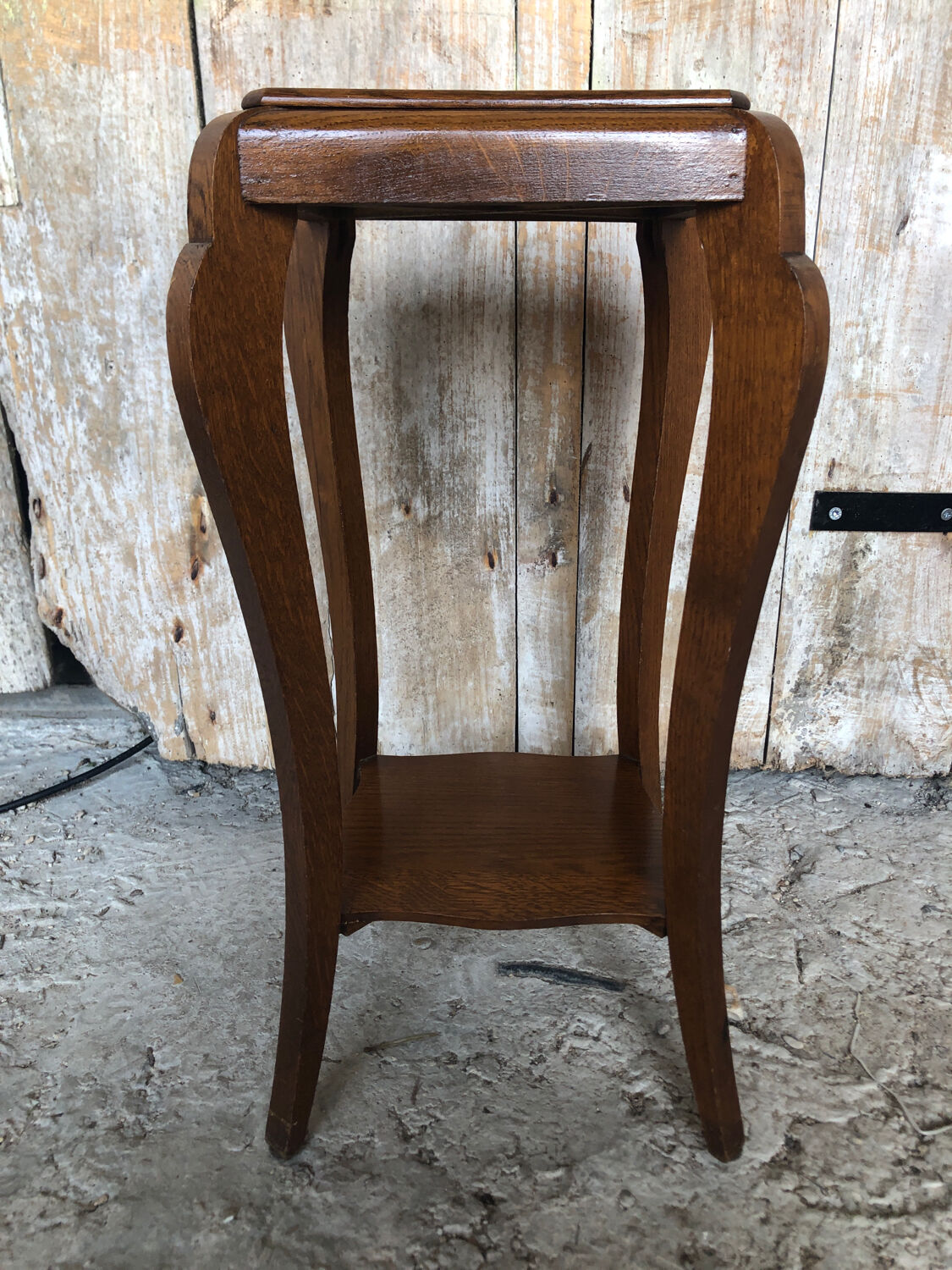 Sellette table appoint bois vintage #a228