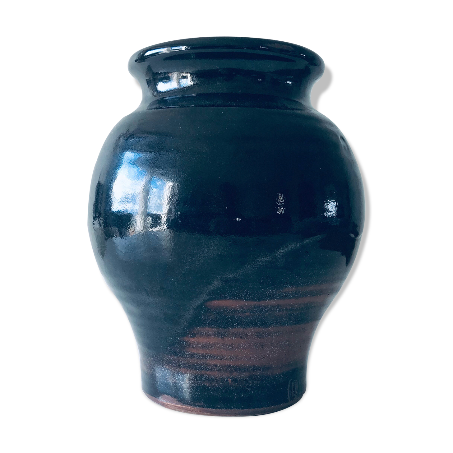 André Nault sandstone vase