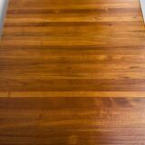 Danish Round Extendable Dining Table in Teak, 1970s