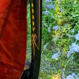 Folding armchair chair Napoleon III of the nineteenth century