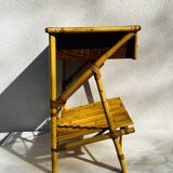 Bedside table 1960 bamboo rattan