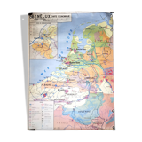Old Benelux school map