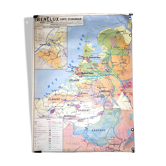 Old Benelux school map