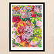 Le Bouquet - Dessin au pastel de fleurs
