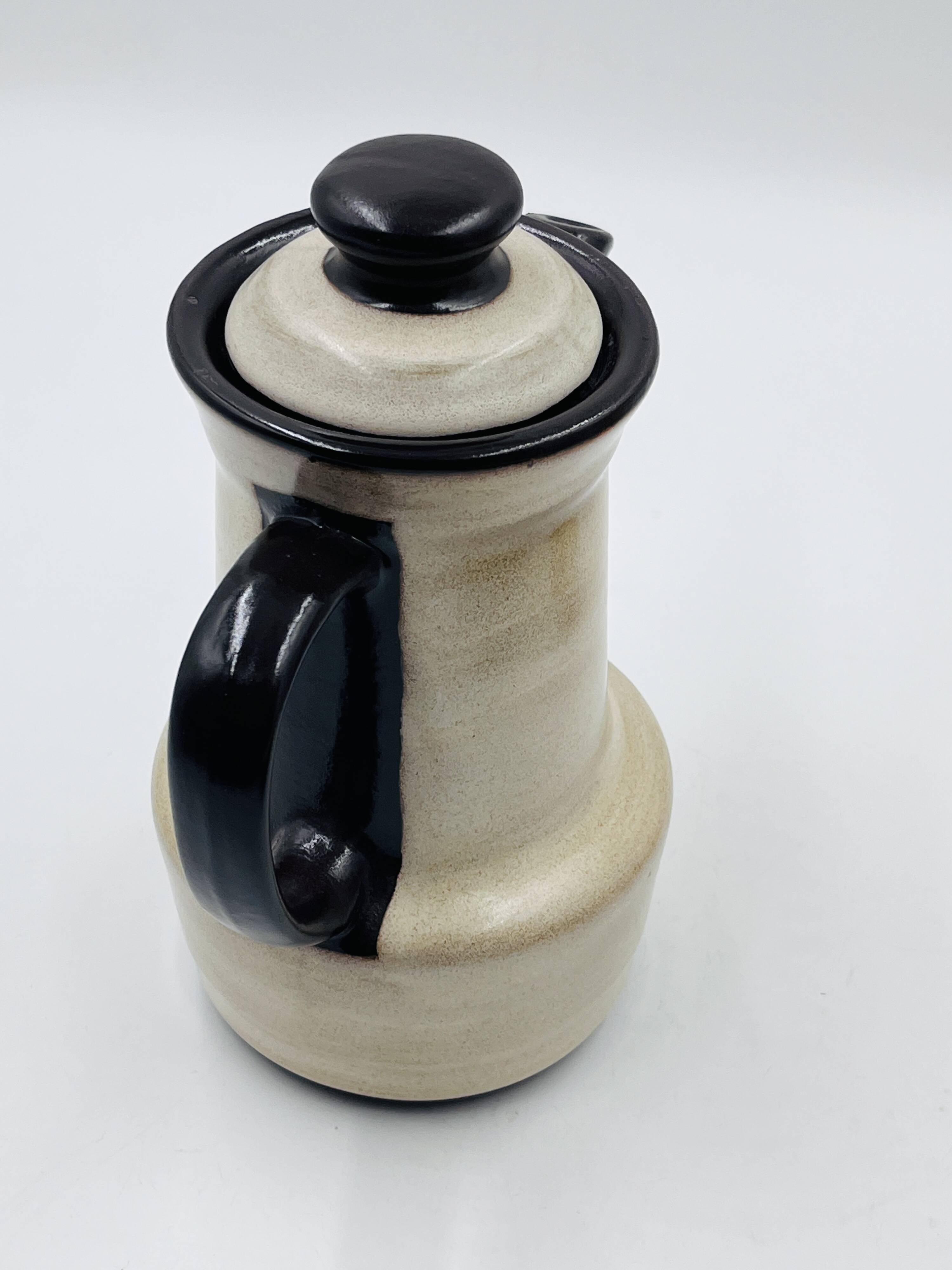 Vintage tableware service from West Germany from the 1970s.