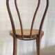 Bistro chair in bentwood and canework - mid. 20th century