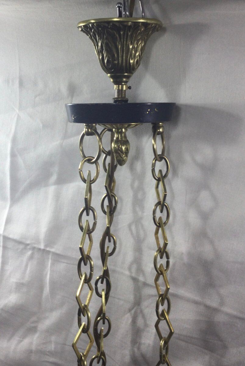 Empire chandelier with 6 lights