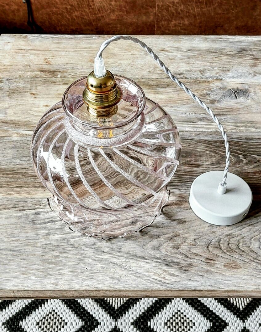 Vintage pink globe