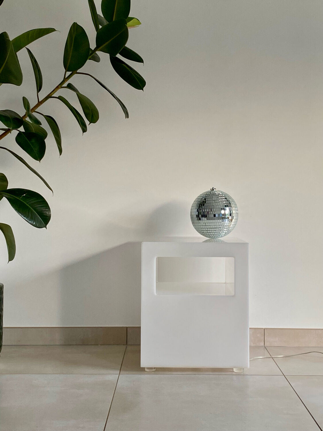 Vintage bedside table