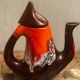Enamelled ceramic coffee pot signed Vallauris - 1960s