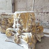 4 plaster capitals
