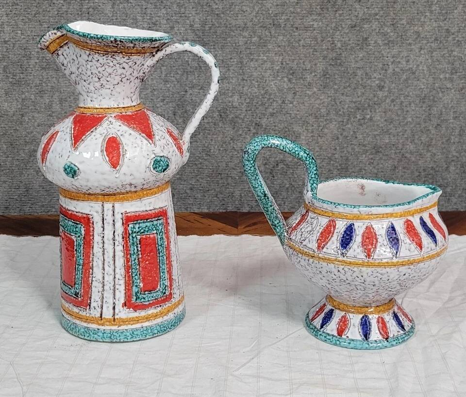 Two Italian ceramic pieces from the Art Deco period circa 1940