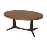 Baumann walnut oval table
