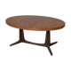 Baumann walnut oval table