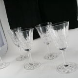 6 wine glasses saint louis model tarn