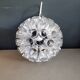 Space-age aluminum pendant light