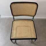 Marcel Breuer B32 Black Chair Made in Italy