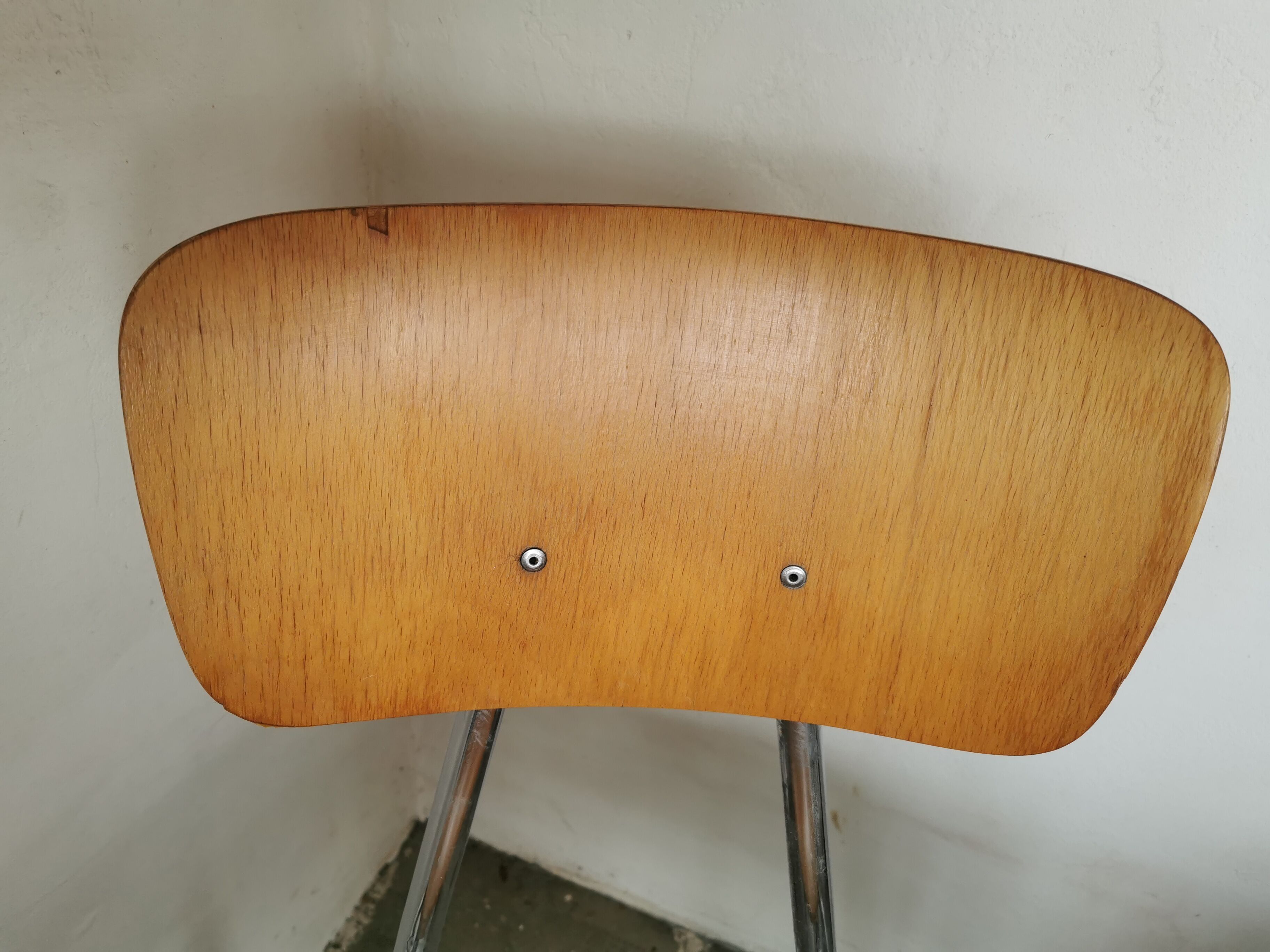 Set of 6 stackable chairs 1970