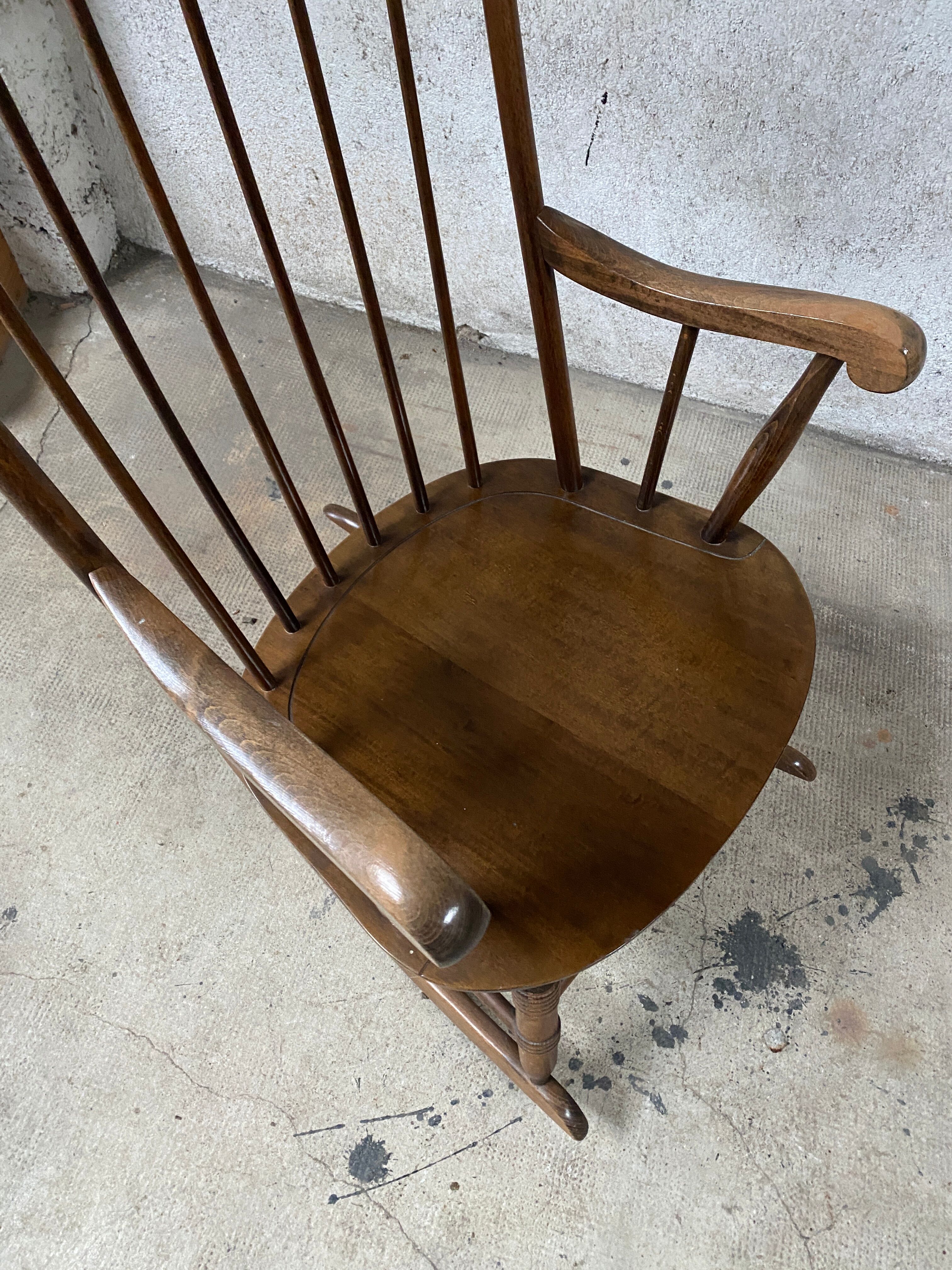 Old rocking-chair of the 50s