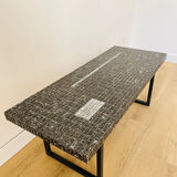Table basse vintage carreaux