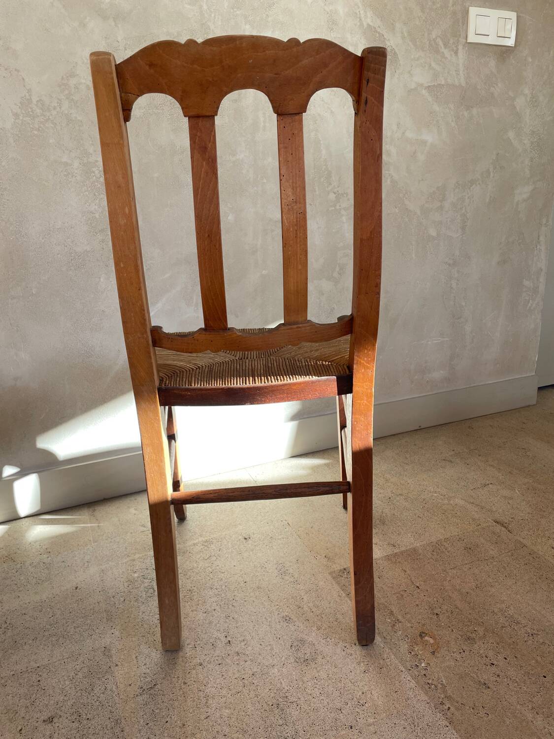 Set of antique dining room chairs