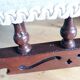 Piano bench stool upholstered canvas end of bed