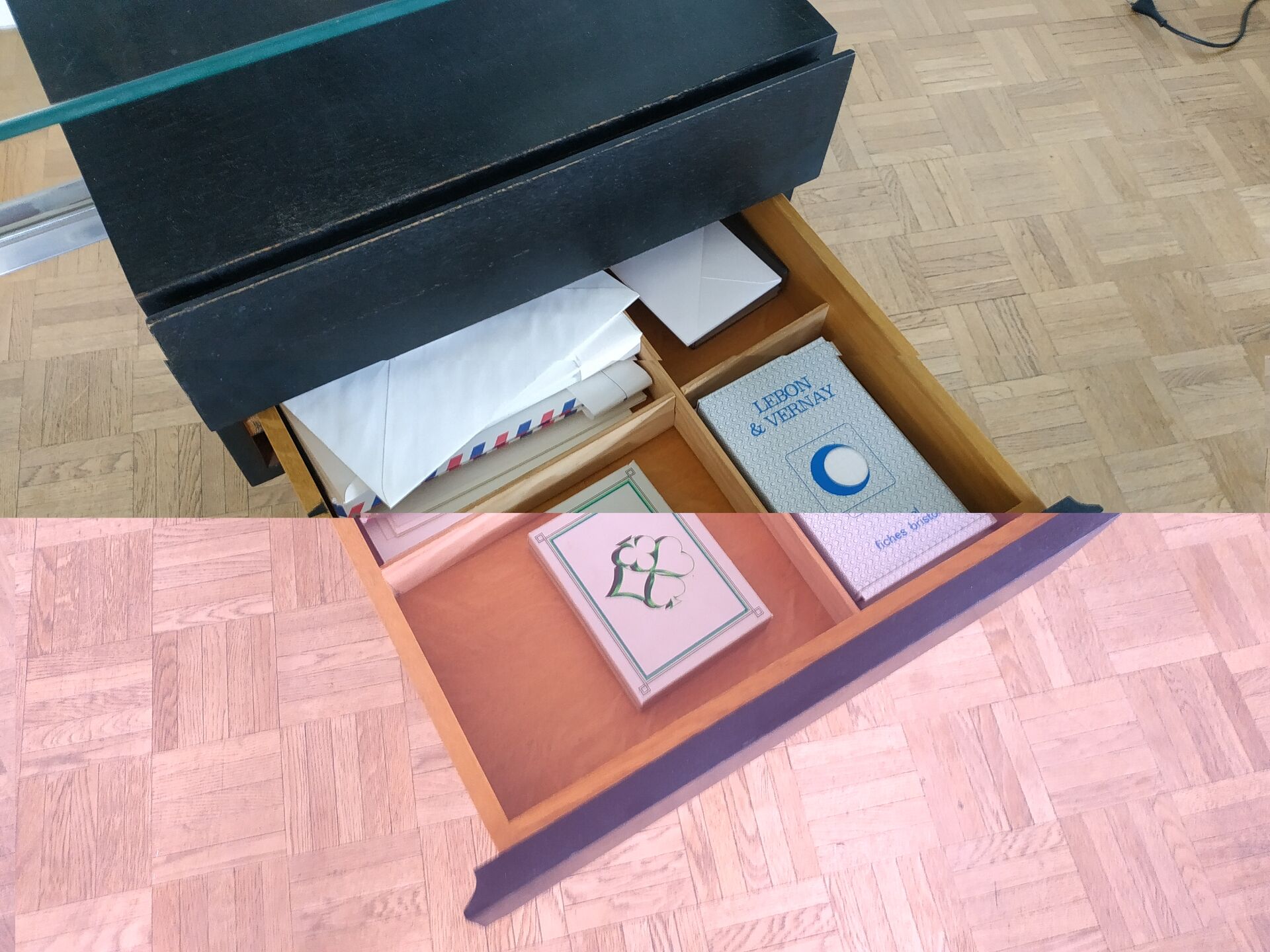 Bureau en verre Albini