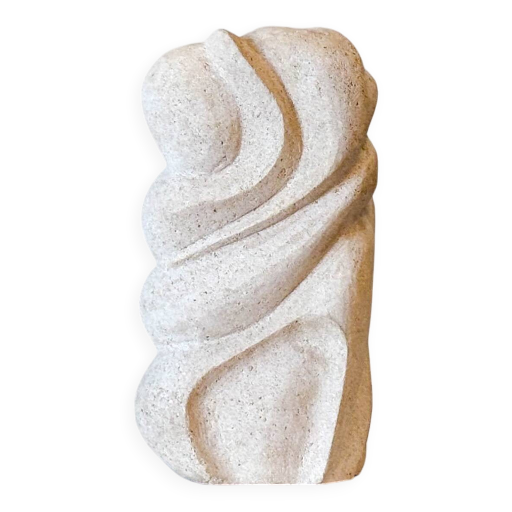 1980s Belgian sandstone sculpture