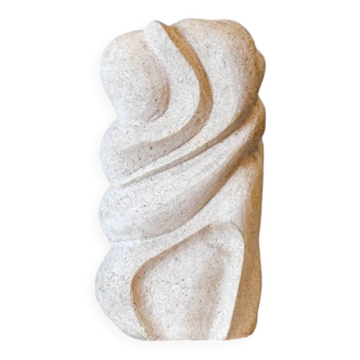 1980s Belgian sandstone sculpture