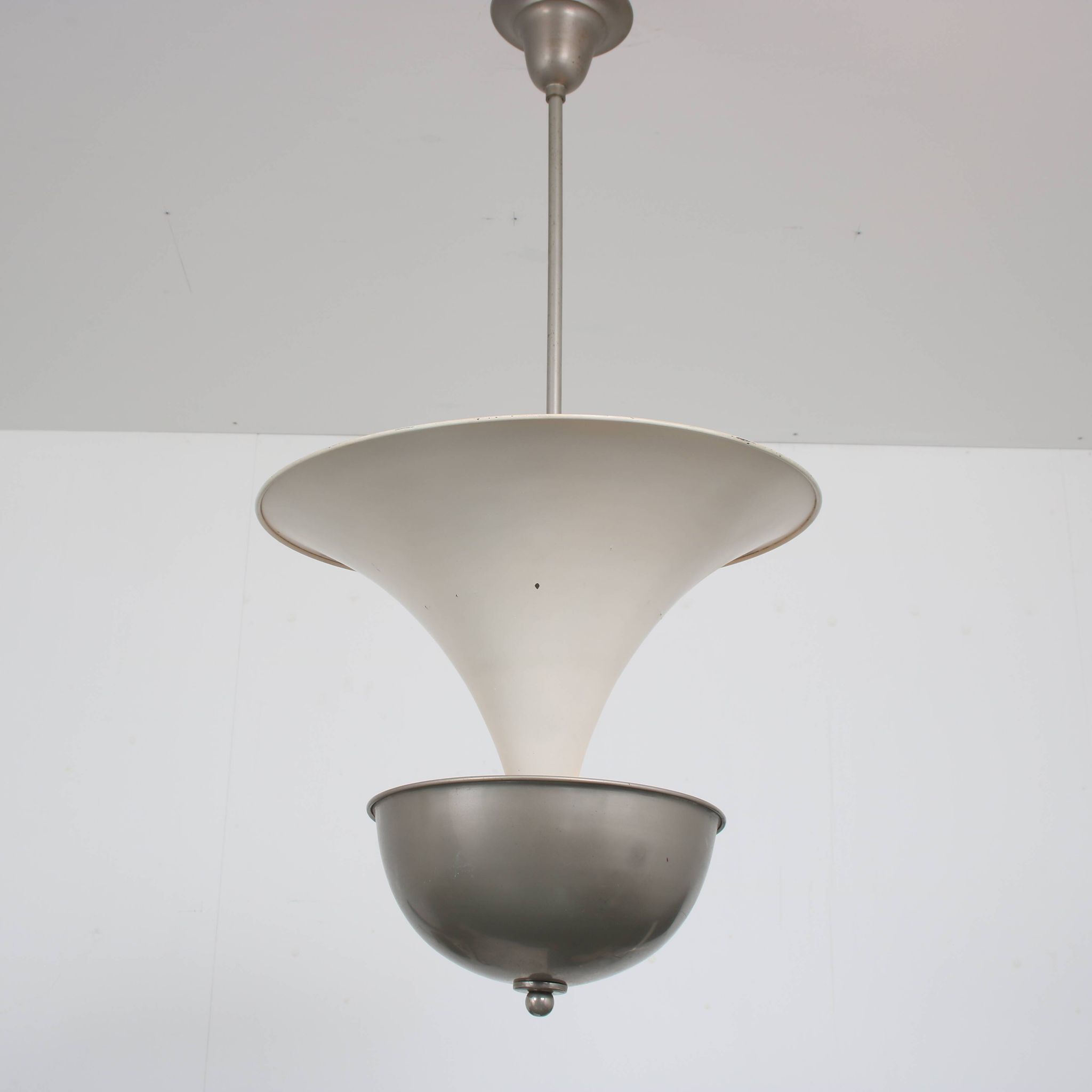 1930s Art deco hanging lamp from the Netherlands