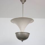 1930s Art deco hanging lamp from the Netherlands