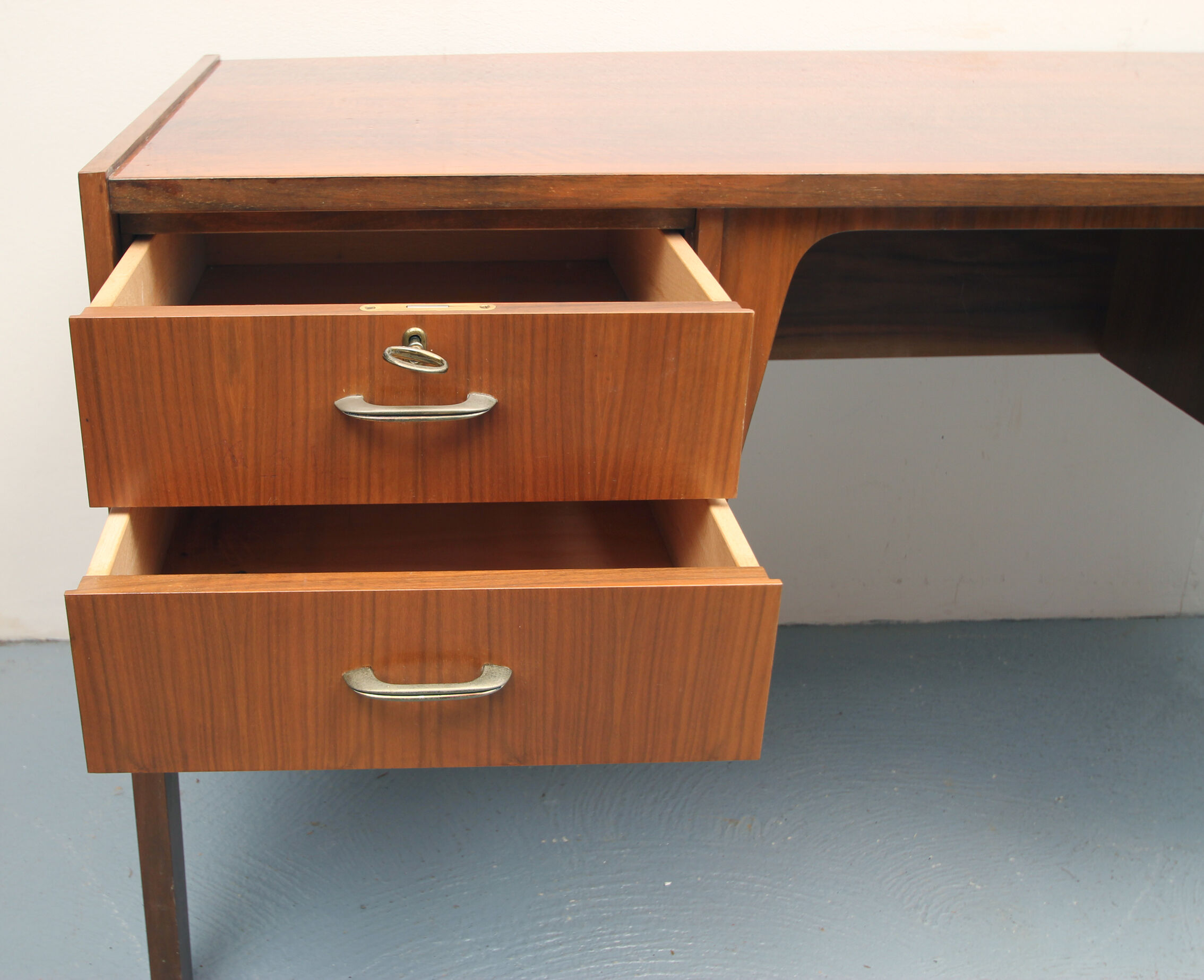 1950s desk in walnut