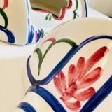 2 Vintage ceramic wall lights