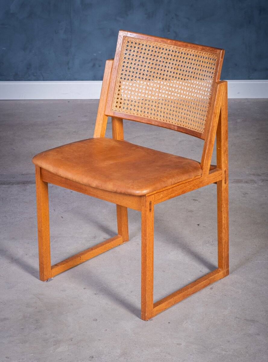 Oak Dining Chairs by Kai Lyngfeldt Larsen, 1960s, Set of 5