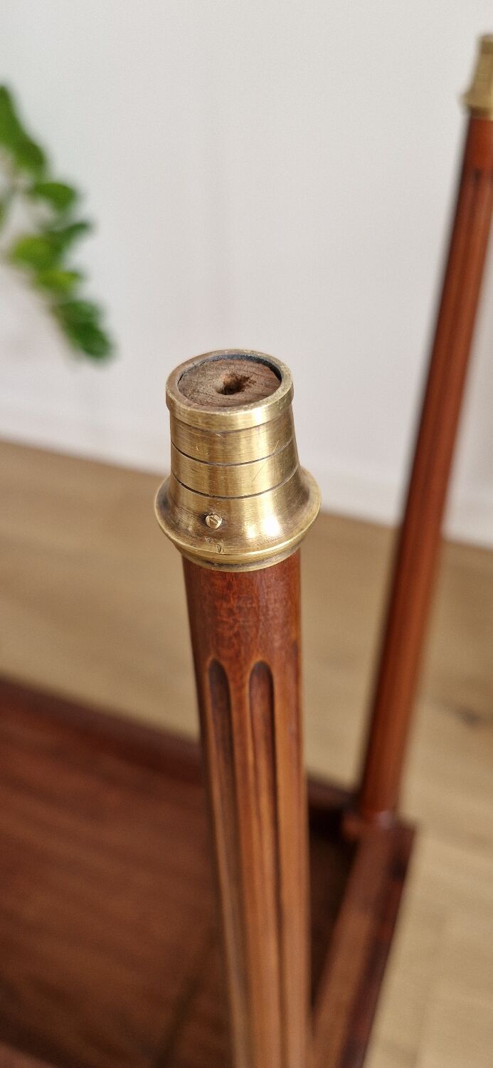 Kettle table Louis XVI mahogany style 1900