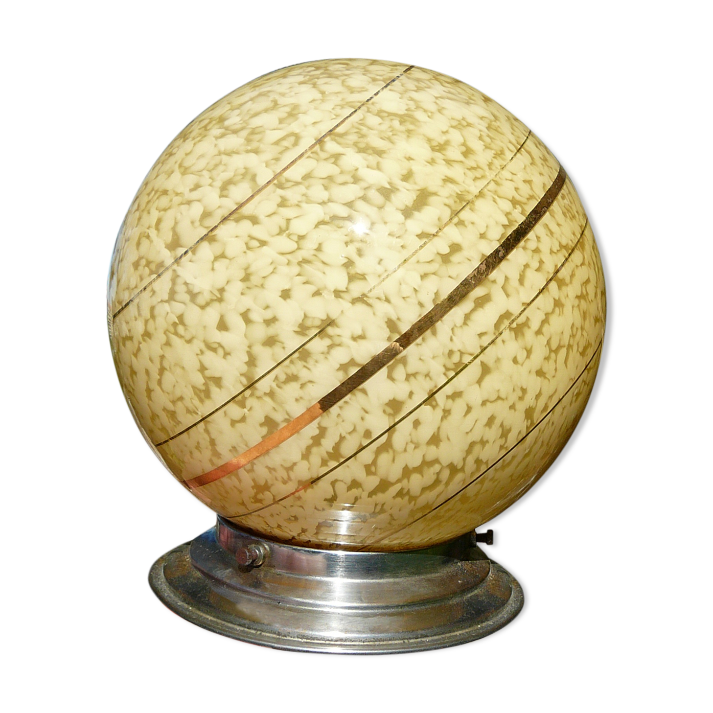 Clichy glass ceiling vintage 50s