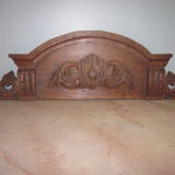 Old pediment in chene