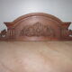 Old pediment in chene