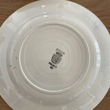Service d’assiettes vintage