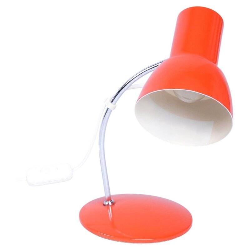 Mid-Century Czech Chrome Table Lamp attributed to J. Hůrka for Napako, 1960s