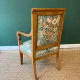 Suite of three antique armchairs