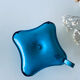 Old sky blue enamelled candle holder
